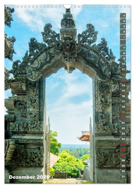 Produktbild: Exotisches Bali (Wandkalender 2026 DIN A3 hoch), CALVENDO Monatskalender