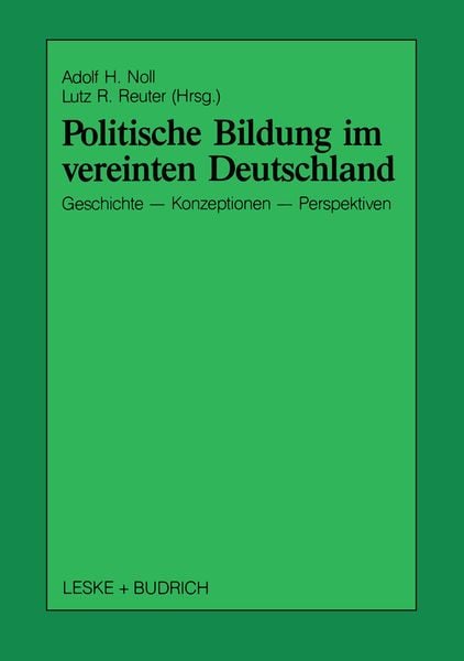 Produktbild: Politische Bildung im vereinten Deutschland