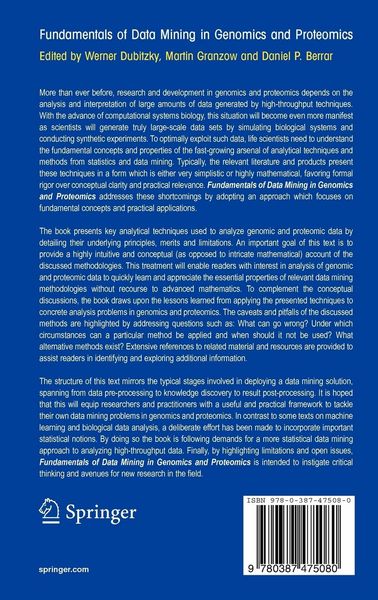 Produktbild: Fundamentals of Data Mining in Genomics and Proteomics