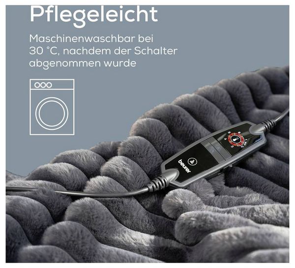 Produktbild: Beurer HD 82 Stockholm Heizdecke Grau