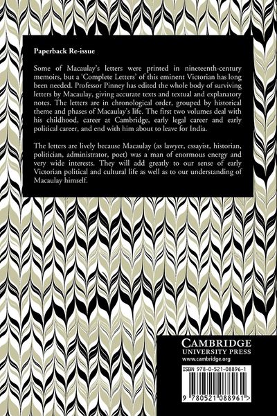 Produktbild: The Letters of Thomas Babington Macaulay