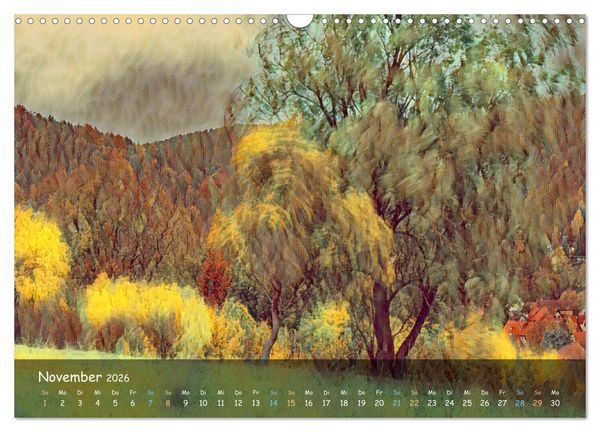 Produktbild: Surreales Farbspiel (Wandkalender 2026 DIN A3 quer), CALVENDO Monatskalender