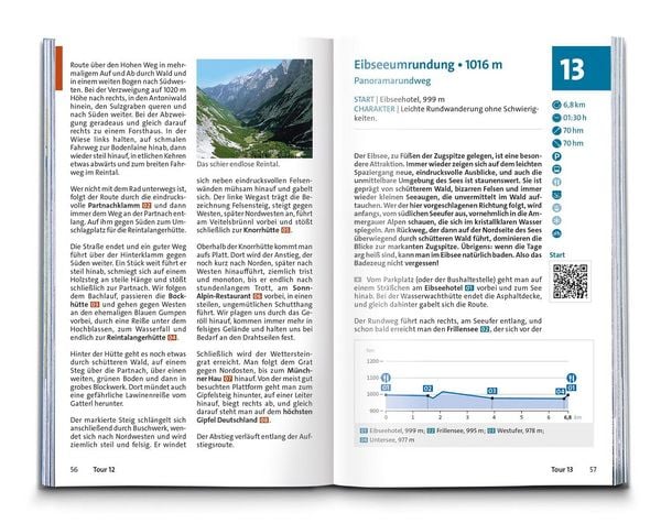 Produktbild: KOMPASS Wanderf&uuml;hrer Zugspitze, Werdenfelser Land, 60 Touren mit Extra-Tourenkarte