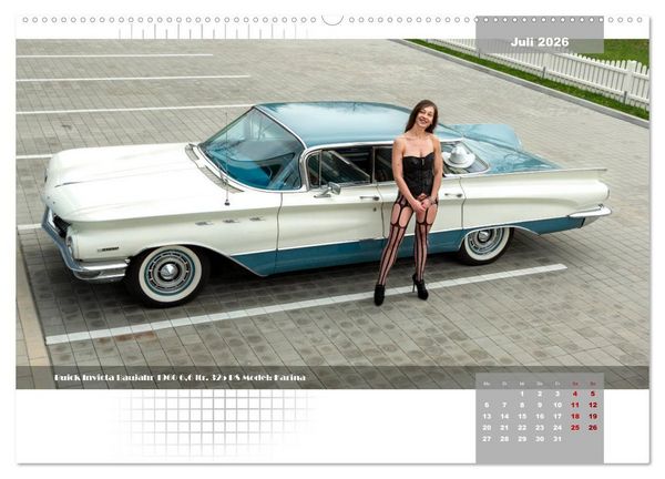Produktbild: US-Car Classic's (Wandkalender 2026 DIN A2 quer), CALVENDO Monatskalender
