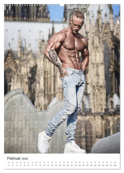 Produktbild: Men's Physique (hochwertiger Premium Wandkalender 2026 DIN A2 hoch), Kunstdruck in Hochglanz