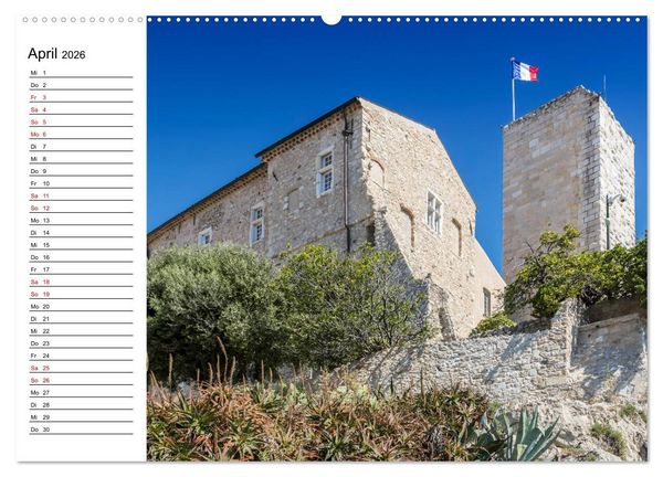 Produktbild: ANTIBES Idyllische Impressionen (Wandkalender 2026 DIN A2 quer), CALVENDO Monatskalender