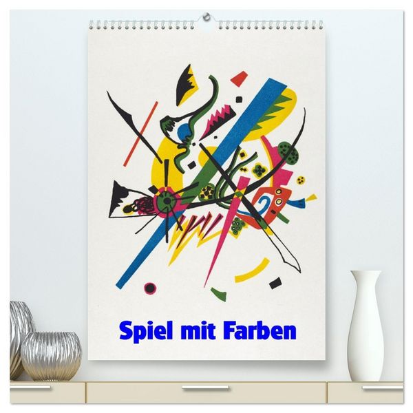 Produktbild: Spiel mit Farben (hochwertiger Premium Wandkalender 2026 DIN A2 hoch), Kunstdruck in Hochglanz
