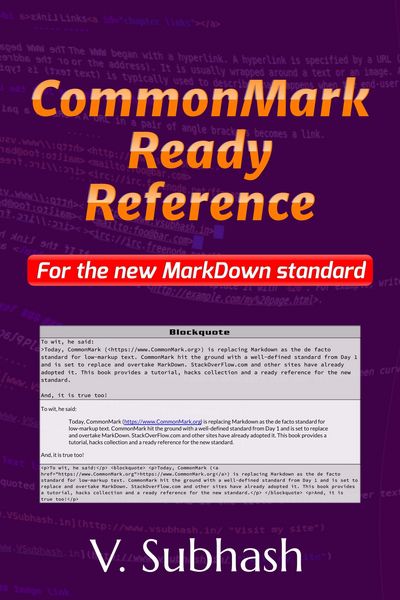 Produktbild: CommonMark Ready Reference