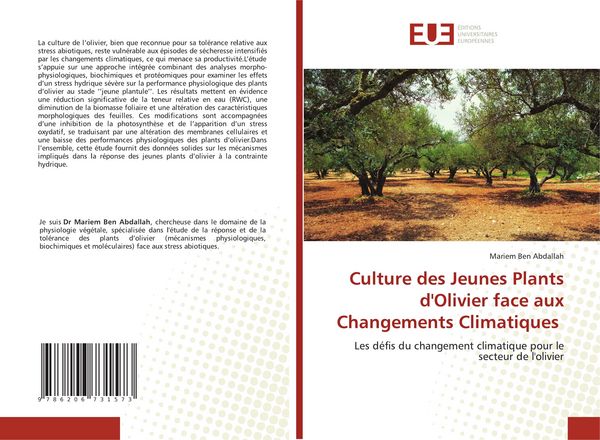 Produktbild: Culture des Jeunes Plants d'Olivier face aux Changements Climatiques