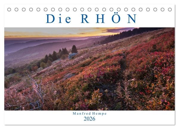 Produktbild: Die Rh&ouml;n (Tischkalender 2026 DIN A5 quer), CALVENDO Monatskalender
