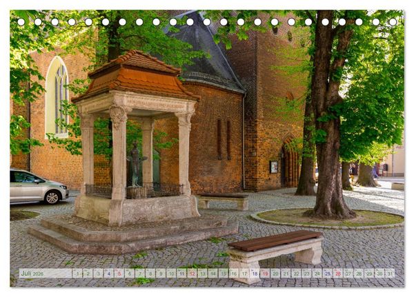 Produktbild: Bad Liebenwerda im Fr&uuml;hling (Tischkalender 2026 DIN A5 quer), CALVENDO Monatskalender