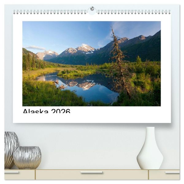 Produktbild: Alaska 2026 (hochwertiger Premium Wandkalender 2026 DIN A2 quer), Kunstdruck in Hochglanz