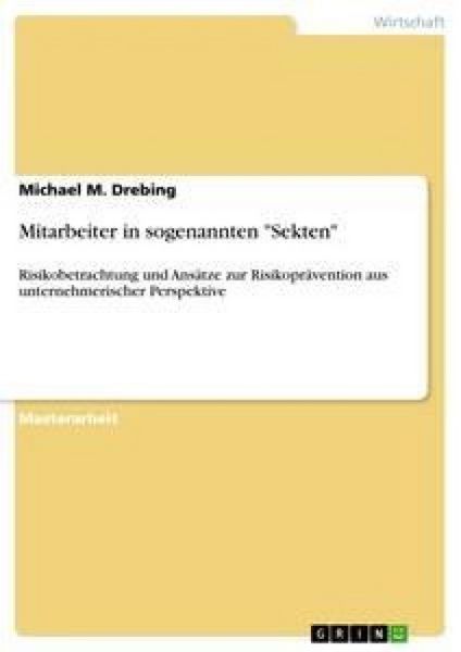 Produktbild: Mitarbeiter in sogenannten "Sekten"