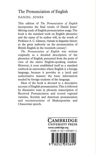 Produktbild: The Pronunciation of English