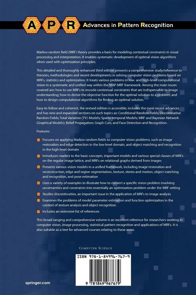 Produktbild: Markov Random Field Modeling in Image Analysis