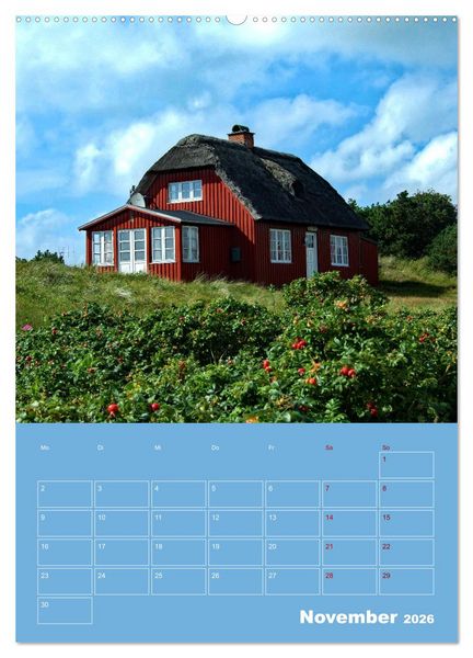 Produktbild: Nordseereise &ndash; J&uuml;tland in D&auml;nemark &ndash; Von Blavand bis Henne Strand (Wandkalender 2026 DIN A2 hoch), CALVENDO Monatskalender
