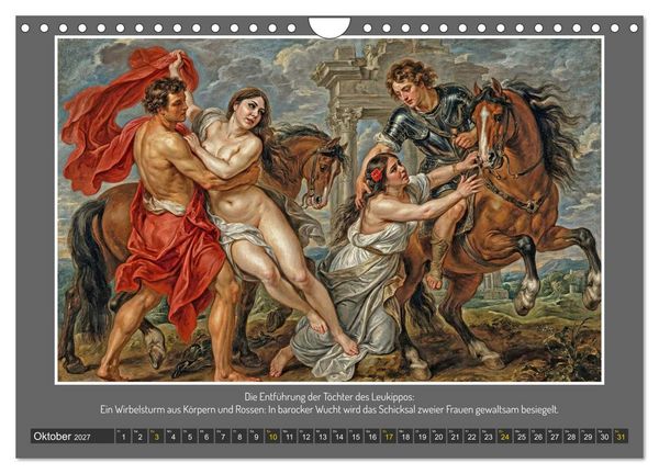 Produktbild: G&ouml;tterfunken und Leidenschaft (Wandkalender 2027 DIN A4 quer), CALVENDO Monatskalender