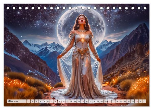Produktbild: Inka-Mythologie - G&ouml;tter, Helden und Monster (Tischkalender 2026 DIN A5 quer), CALVENDO Monatskalender