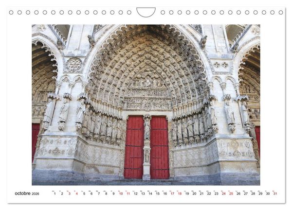 Produktbild: Amiens - Capitale de la Somme (Calendrier mural 2026 DIN A4 vertical), CALVENDO calendrier mensuel
