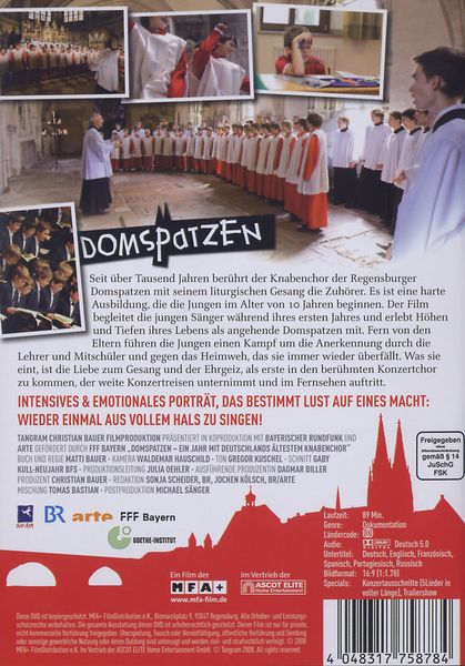 Produktbild: Domspatzen - Ein Jahr mit Deutschlands &auml;ltestem Knabenchor [SE]