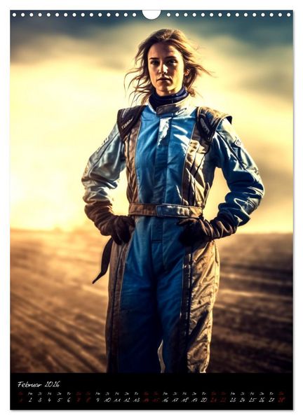 Produktbild: Dirt Race Girls (Wandkalender 2026 DIN A3 hoch), CALVENDO Monatskalender
