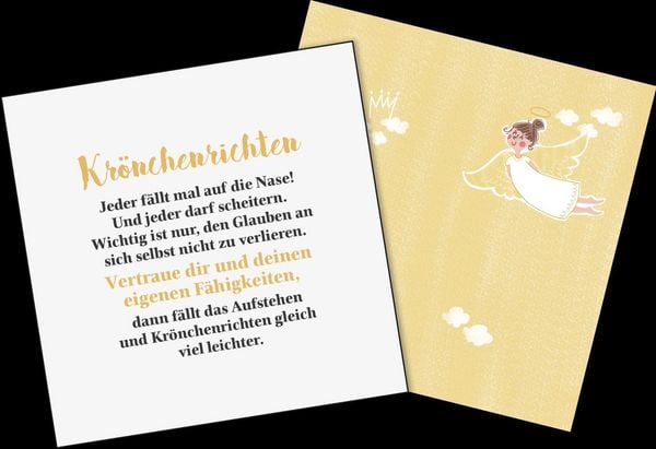 Produktbild: Mein kleines Schutzengelchen &ndash; 52 Mutmacher-Nachrichten f&uuml;r dich