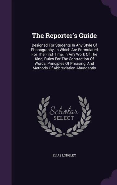 Produktbild: The Reporter's Guide