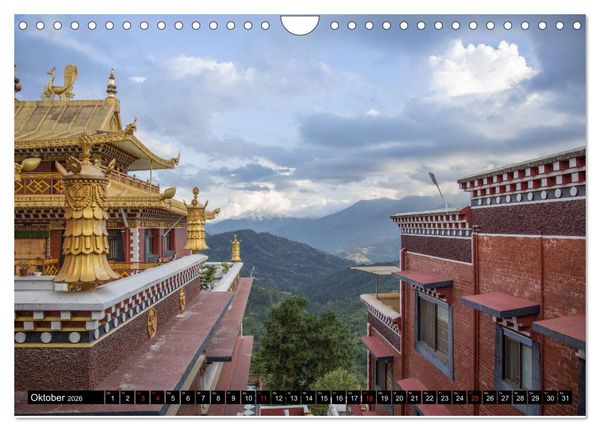 Produktbild: Lichtmomente - Eine Reise durch Nepal (Wandkalender 2026 DIN A4 quer), CALVENDO Monatskalender