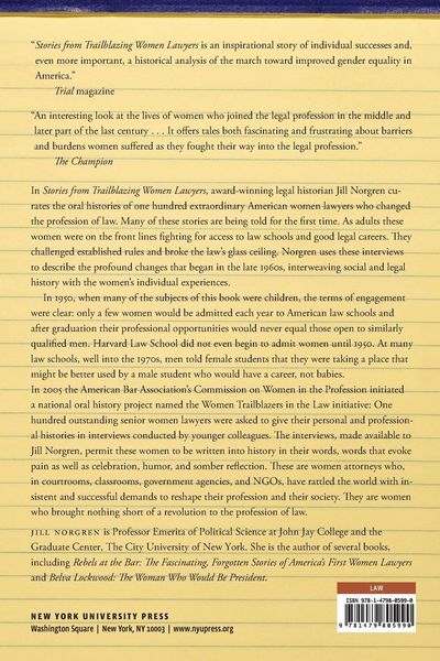 Produktbild: Stories from Trailblazing Women Lawyers