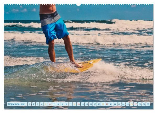 Produktbild: Surfen - Wasser, Wind und coole Typen (hochwertiger Premium Wandkalender 2026 DIN A2 quer), Kunstdruck in Hochglanz