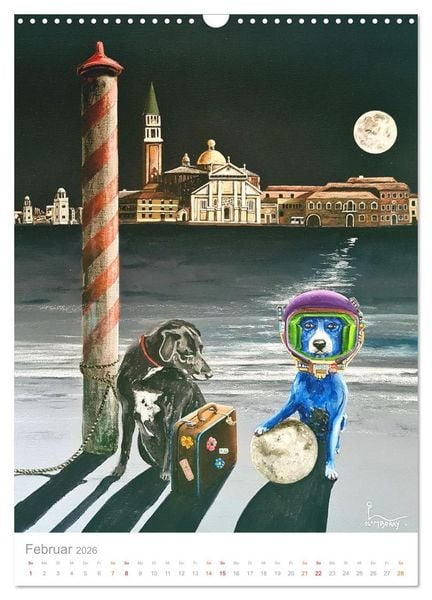 Produktbild: Blau Tr&auml;umen (Wandkalender 2026 DIN A3 hoch), CALVENDO Monatskalender