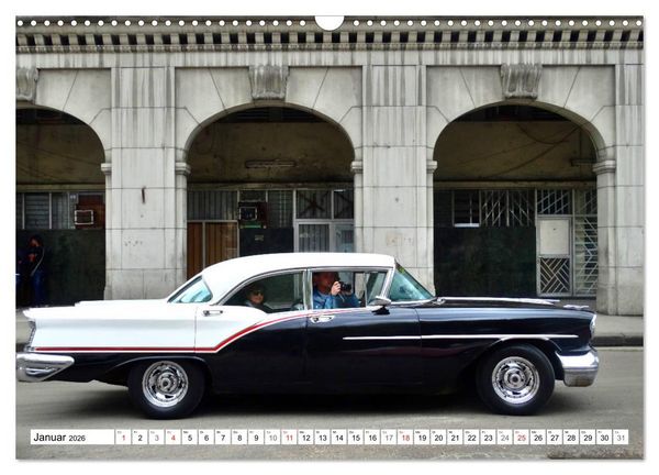 Produktbild: Golden Rocket 88 - Oldsmobile 1957 in Kuba (Wandkalender 2026 DIN A3 quer), CALVENDO Monatskalender