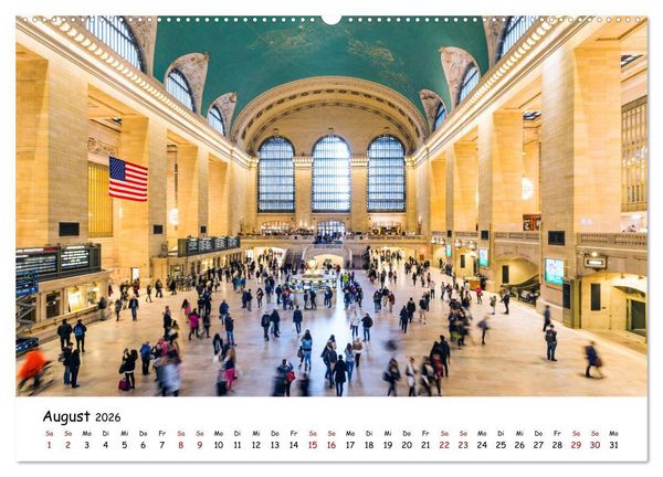 Produktbild: New York City - Atemberaubende Ansichten (Wandkalender 2026 DIN A2 quer), CALVENDO Monatskalender