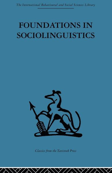 Produktbild: Foundations in Sociolinguistics