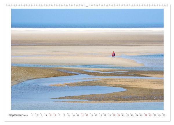 Produktbild: Buntes und bl&uuml;hendes Borkum (Wandkalender 2026 DIN A2 quer), CALVENDO Monatskalender