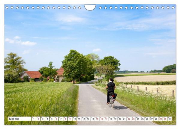 Produktbild: Radland Deutschland - Niedersachsen (Wandkalender 2027 DIN A4 quer), CALVENDO Monatskalender