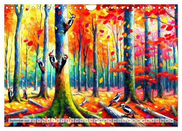 Produktbild: Eine Hommage an van Gogh (Wandkalender 2026 DIN A4 quer), CALVENDO Monatskalender