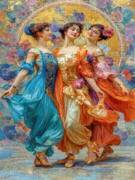 Produktbild: CALVENDO Puzzle Die sinnliche Sch&ouml;nheit des Jugendstils | 2000 Teile Lege-Gr&ouml;&szlig;e 90x67cm Foto-Puzzle f&uuml;r gl&uuml;ckliche Stunden