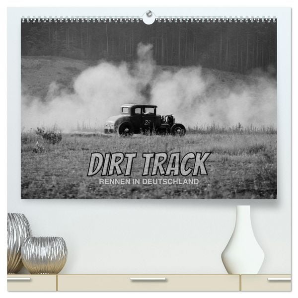 Produktbild: Dirt Track Races (hochwertiger Premium Wandkalender 2026 DIN A2 quer), Kunstdruck in Hochglanz
