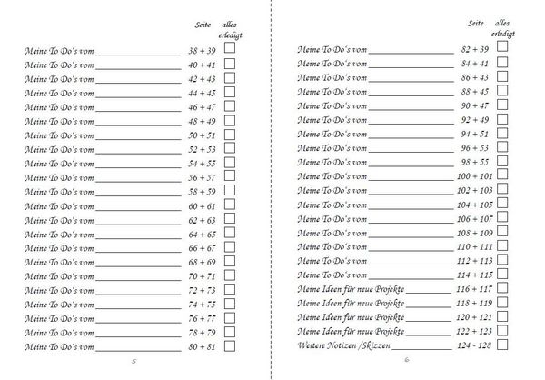 Produktbild: Mein To Do Listen Organizer