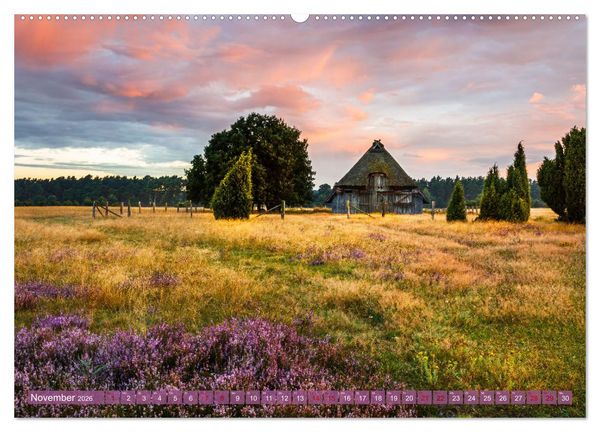 Produktbild: Romantische Heidebl&uuml;te (Wandkalender 2026 DIN A2 quer), CALVENDO Monatskalender