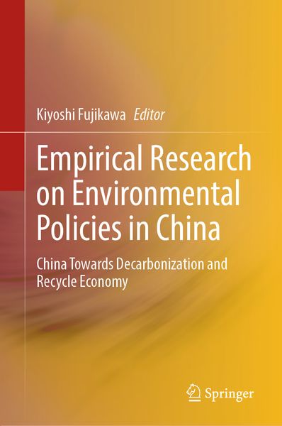 Produktbild: Empirical Research on Environmental Policies in China
