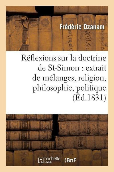Produktbild: R&eacute;flexions sur la doctrine de Saint-Simon