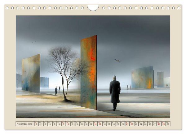 Produktbild: Die Logik des Unwirklichen (Wandkalender 2026 DIN A4 quer), CALVENDO Monatskalender