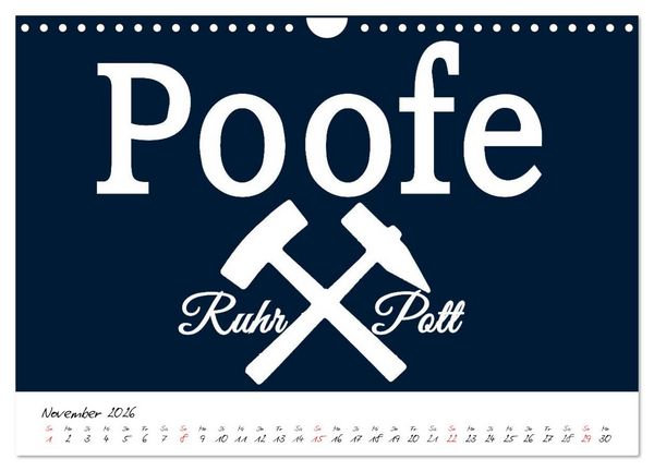 Produktbild: Ruhrpott Vokabeln (Wandkalender 2026 DIN A4 quer), CALVENDO Monatskalender