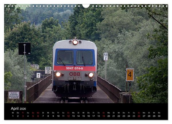 Produktbild: Mit der Bahn durch die Alpen (Wandkalender 2026 DIN A3 quer), CALVENDO Monatskalender