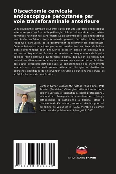 Produktbild: Discectomie cervicale endoscopique percutan&eacute;e par voie transforaminale ant&eacute;rieure