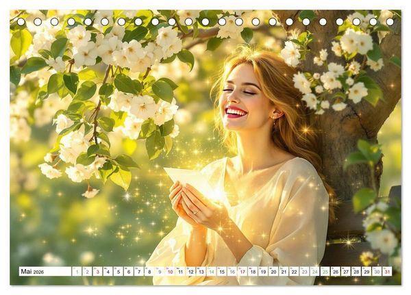 Produktbild: Lichtgefl&uuml;ster (Tischkalender 2026 DIN A5 quer), CALVENDO Monatskalender