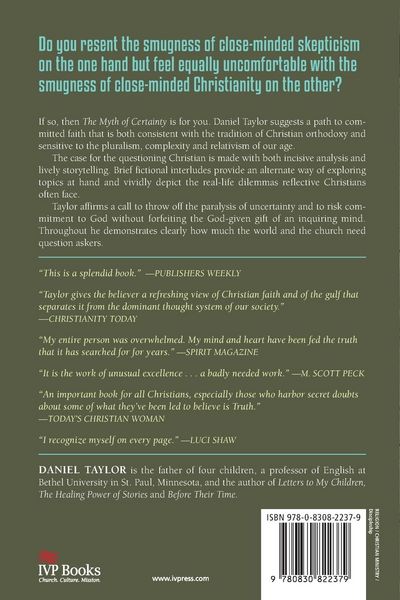 Produktbild: The Myth of Certainty