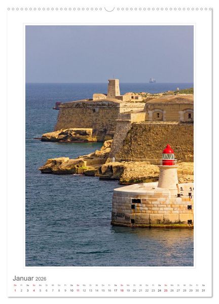Produktbild: Malta Impressionen (Wandkalender 2026 DIN A2 hoch), CALVENDO Monatskalender